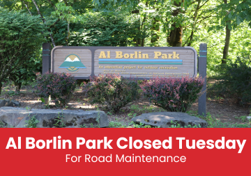 Al Borlin Park Closed Tuesday