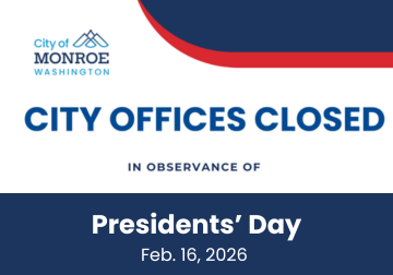 Presidents' Day Closed graphic