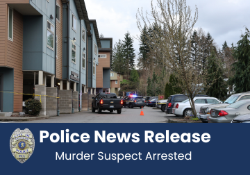 Apartment Murder Police Dept News Release graphic