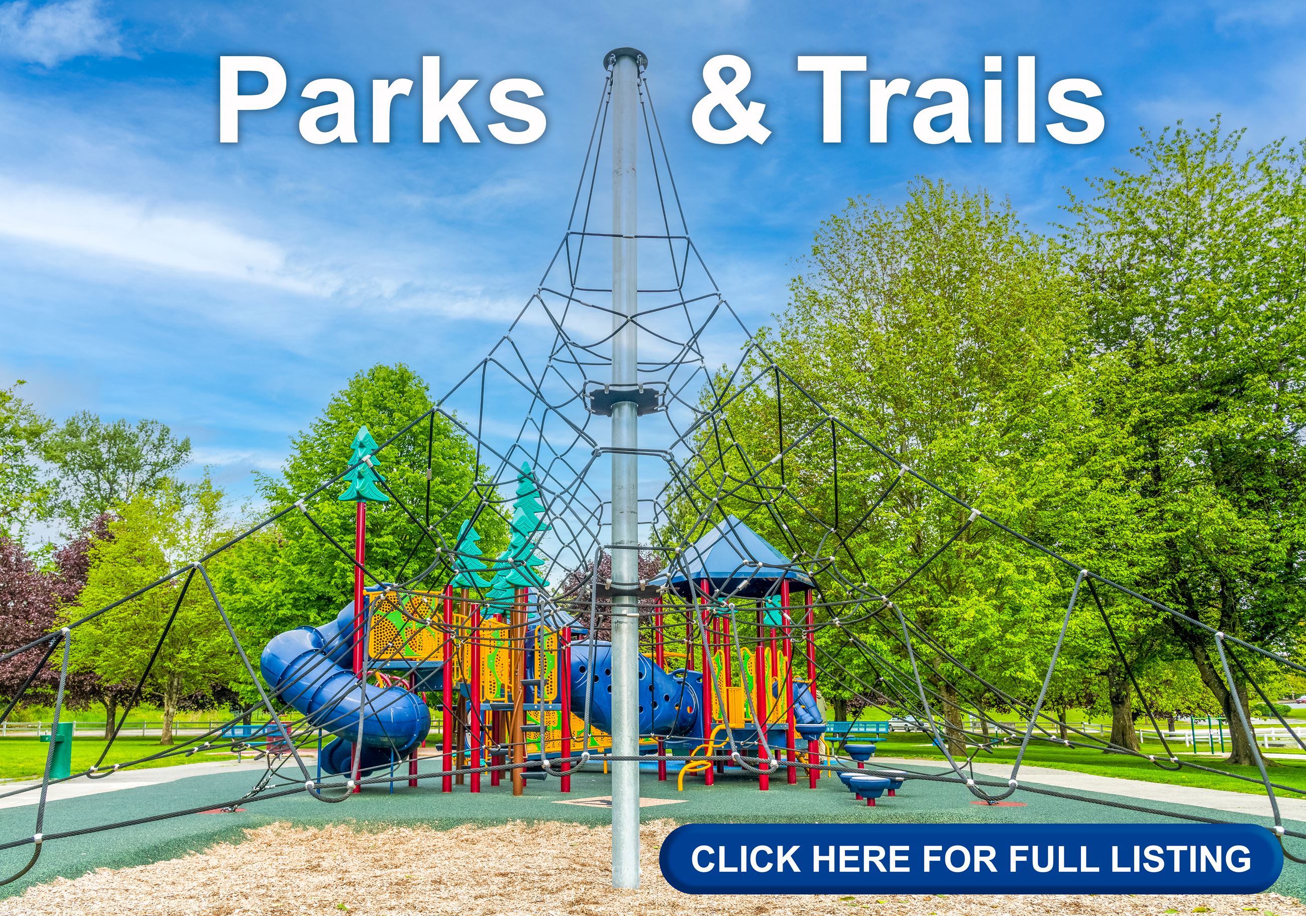 Image of Sky River Park Playground with Click here for full listing button
