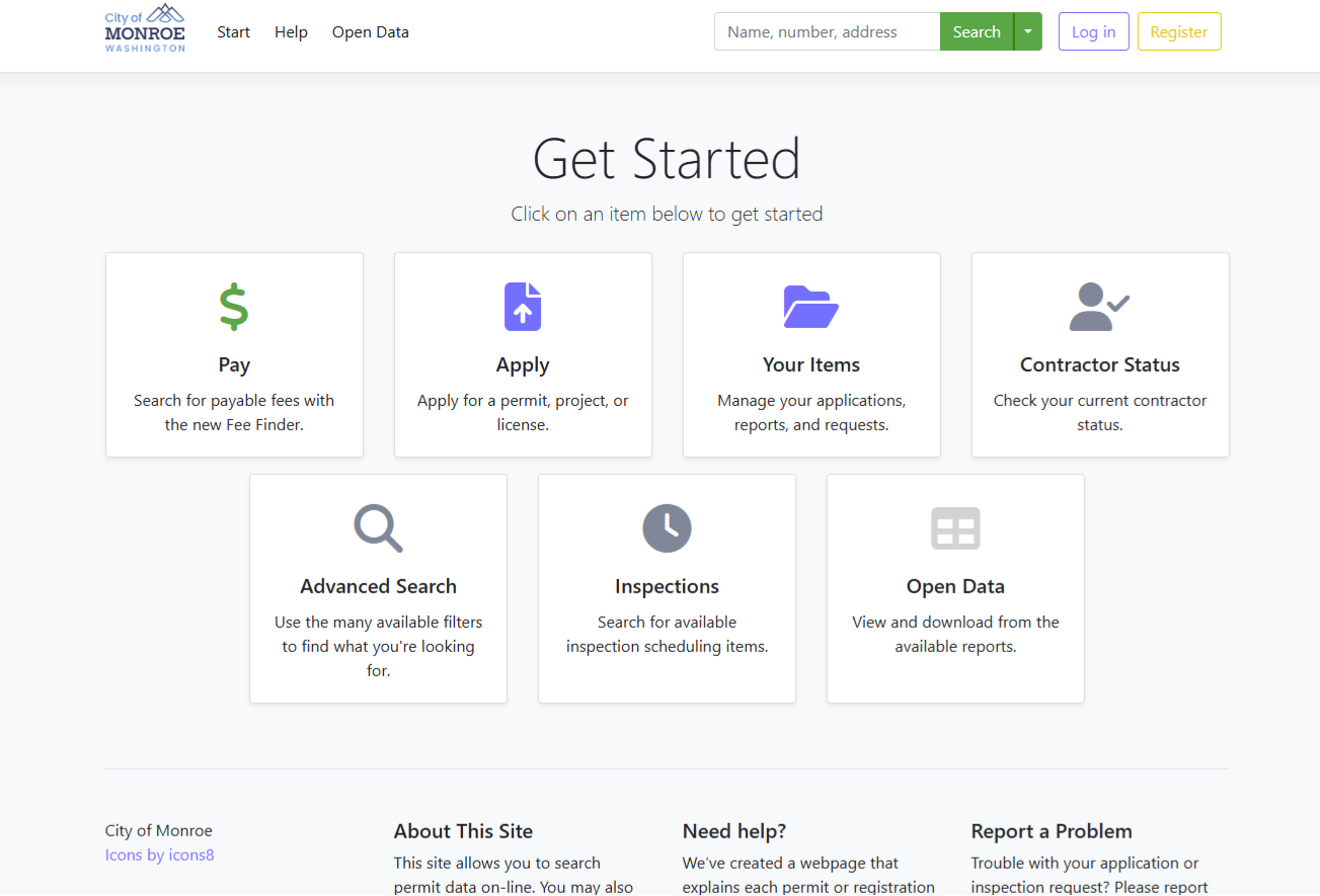 LAMA Portal Screenshot Monroe